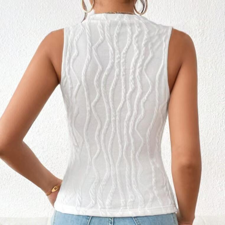 Elegant Off-Shoulder Slim Fit Vest