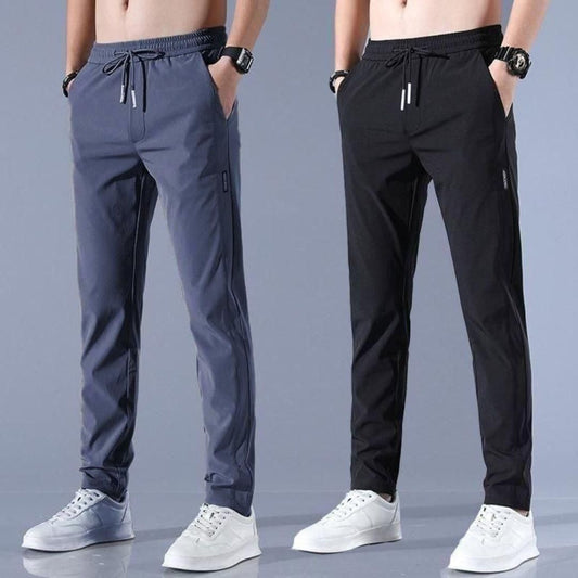 Essential 2-Piece Men's Solid Track Pants Set