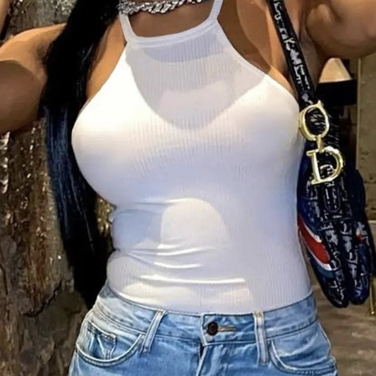 Elegant Tie-Neck Sleeveless Top for Women