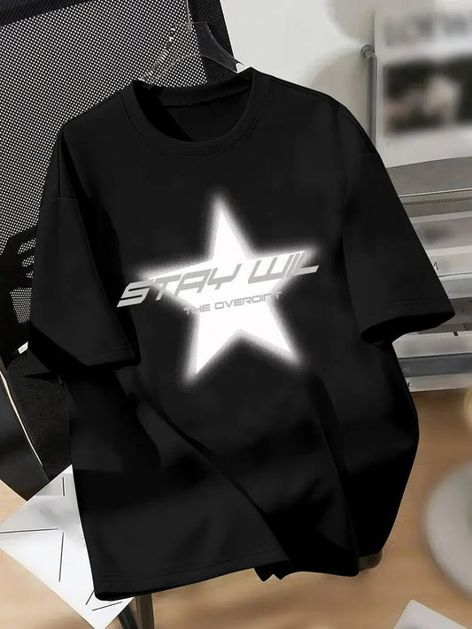 Stylish Men's Printed Short-Sleeve T-Shirt